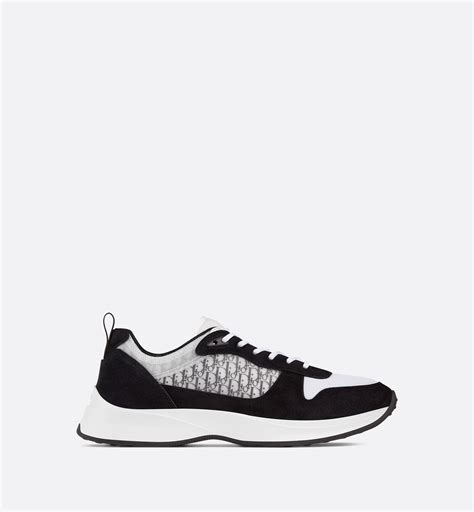 dior canvas runner|B25 Runner Sneaker Black Suede with White Technical Mesh .